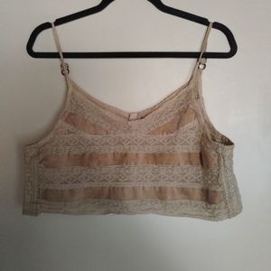 Magnolia Pearl crop antique lace and velvet